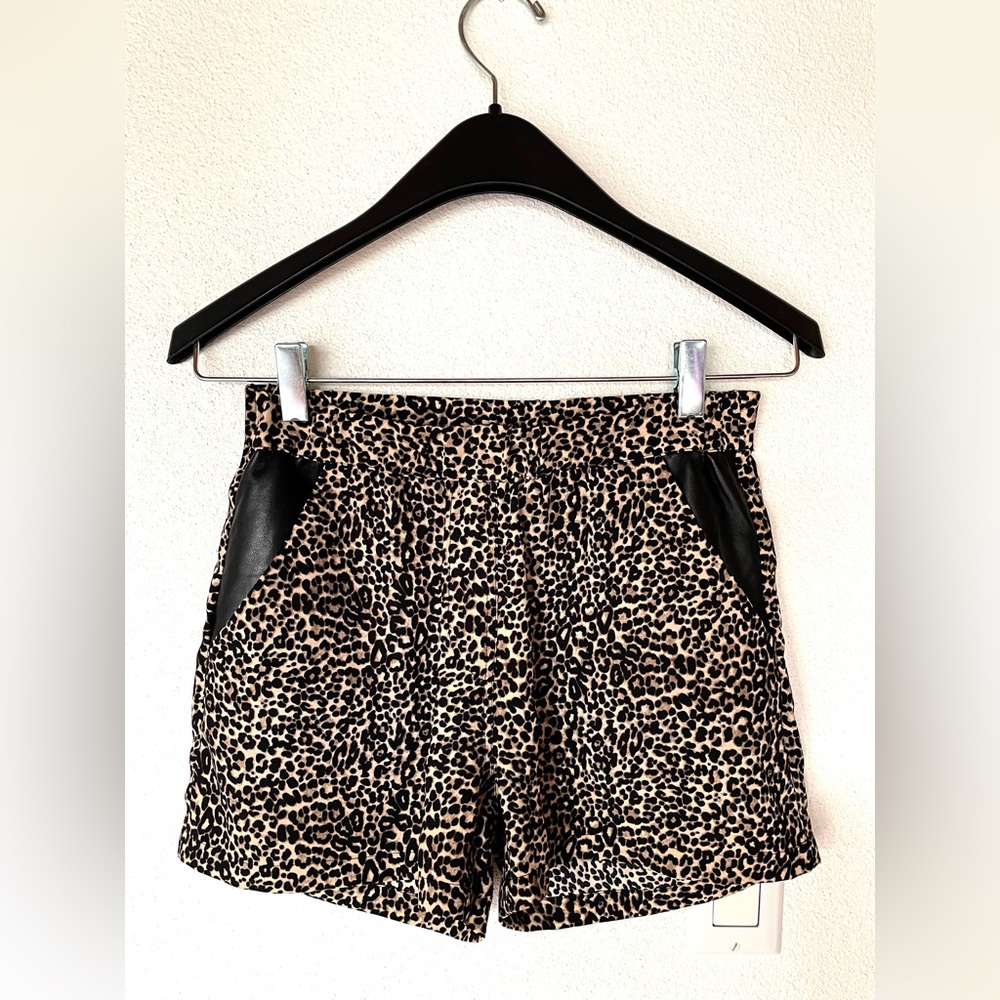 The Kooples leopard print shorts, Size XS